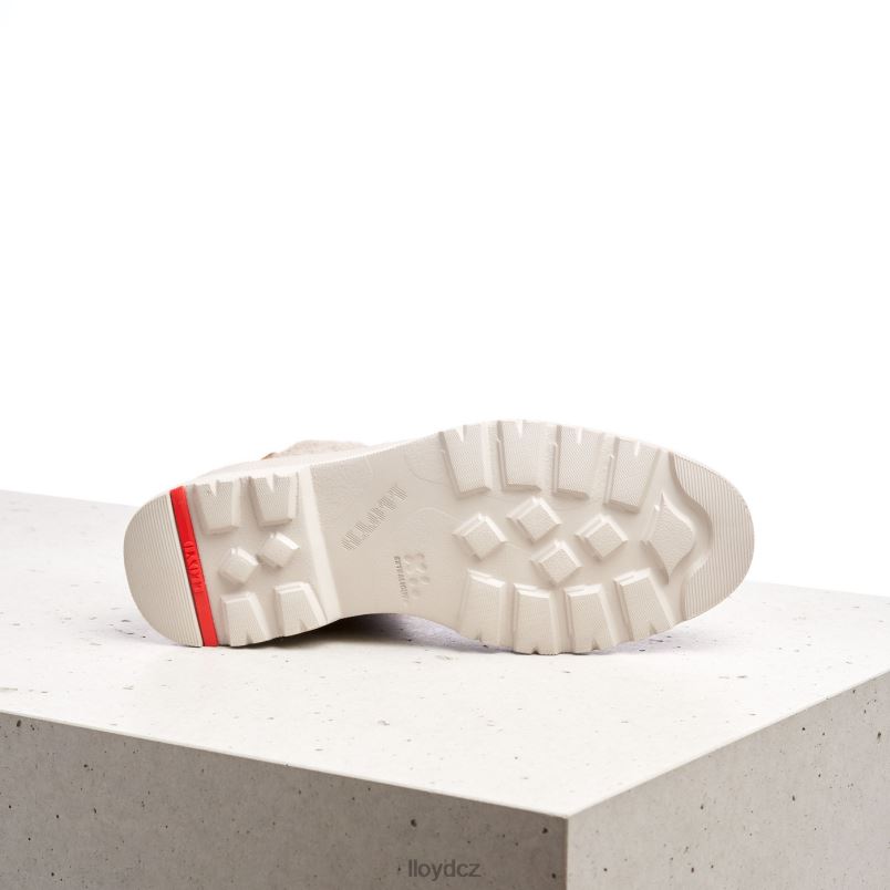 hrubé kožené slip-on kotníkové boty LLOYD ženy hnědý ZXP0D925 obuv